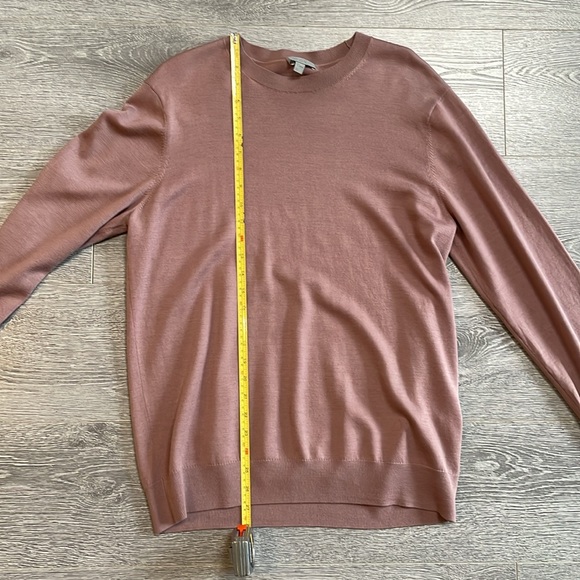 Men’s COS Knit Longsleeve in Mauve - Picture 3 of 5